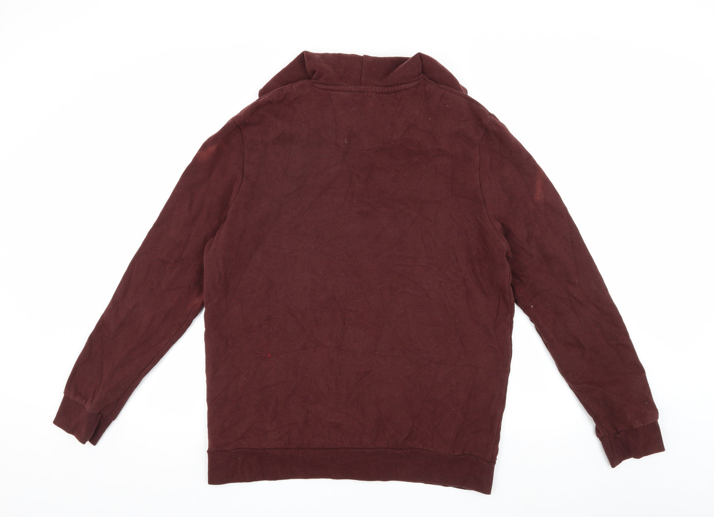 Topman Men's Brown Pullover Hoodie M