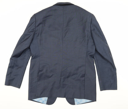 Mens UK Size 42 Marks and Spencer Regular Blue Suit Jacket