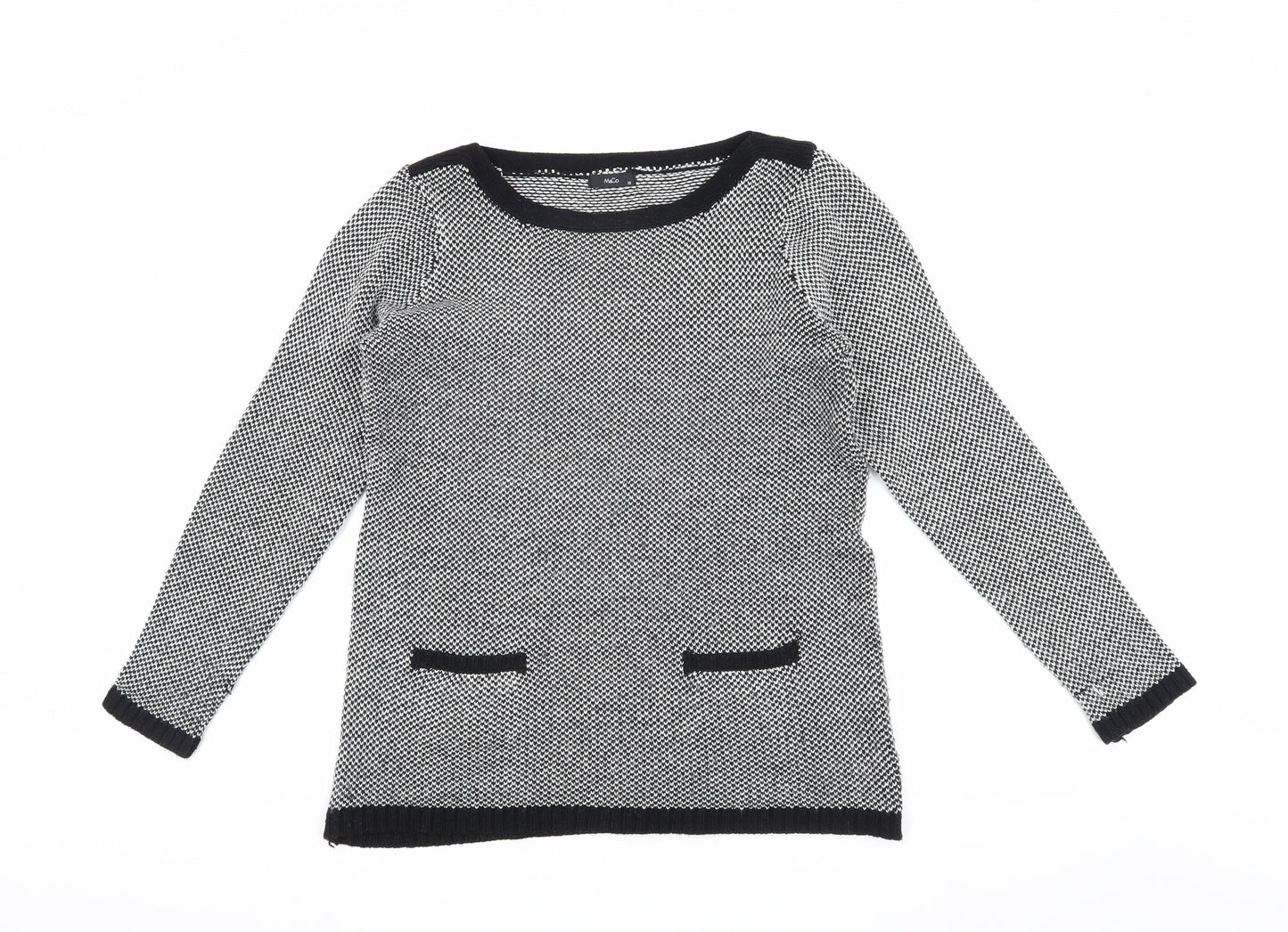 Womens UK Size 12 M&Co Multicoloured Pullover Jumper