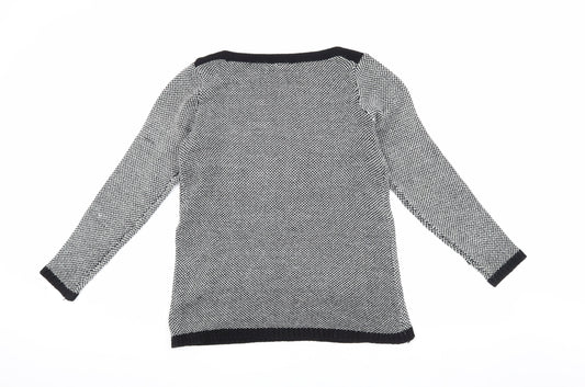 Womens UK Size 12 M&Co Multicoloured Pullover Jumper