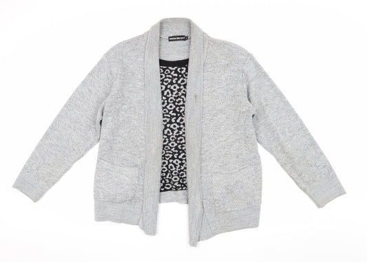 Womens UK Size XL Emma Morgan Grey Cardigan Jumper