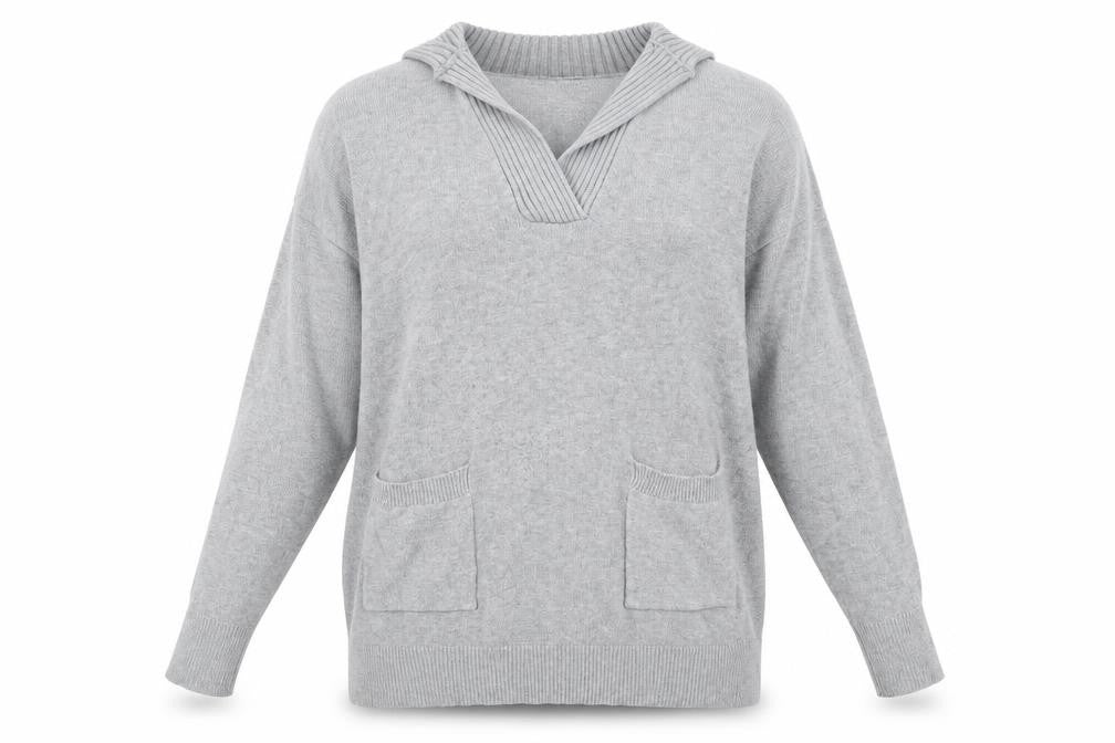 Womens UK Size 6 Threadbare Grey Pullover Jumper