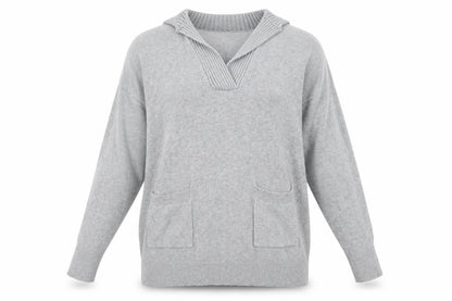 Womens UK Size 6 Threadbare Grey Pullover Jumper
