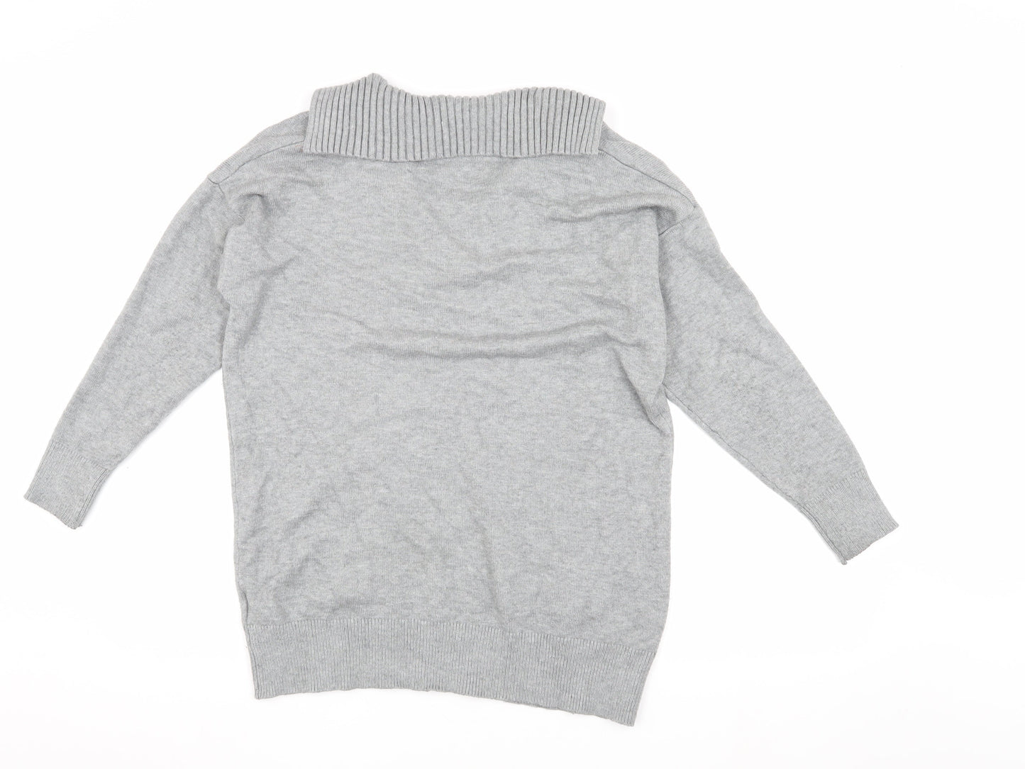 Womens UK Size 6 Threadbare Grey Pullover Jumper