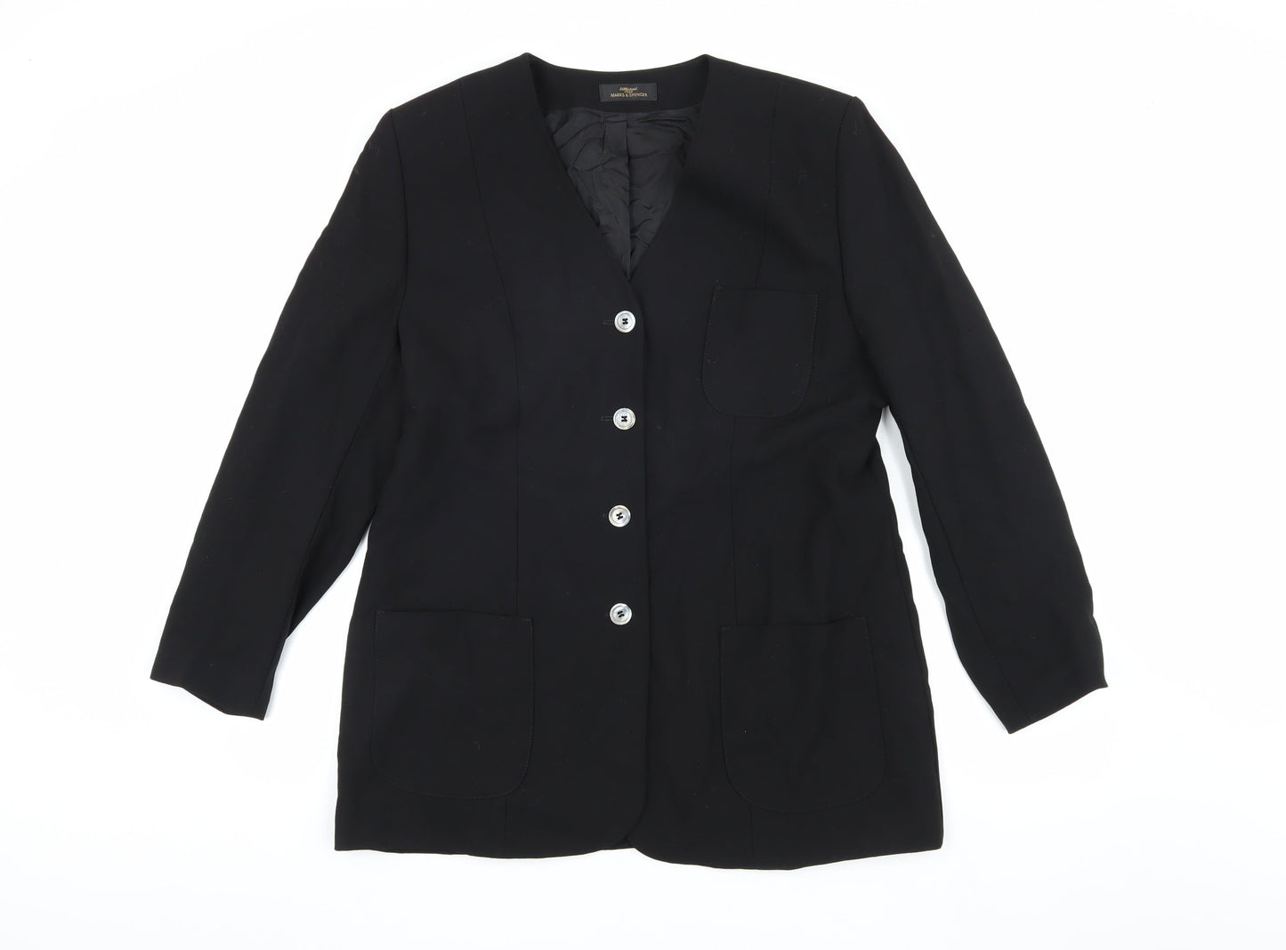 Marks and Spencer Women's Black Blazer, Size 18