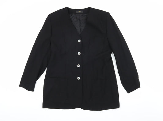 Marks and Spencer Women's Black Blazer, Size 18