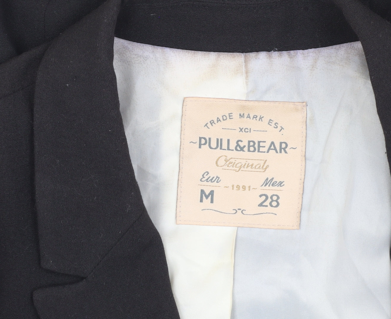 Pull & Bear Women's Black Blazer Size 10 - Business Casual