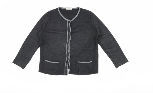 Womens UK Size 28 Marks and Spencer Grey Cardigan Jumper