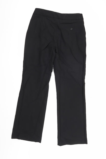 Womens UK Size 12 Marks and Spencer Regular Fit Business Casual Black Trousers