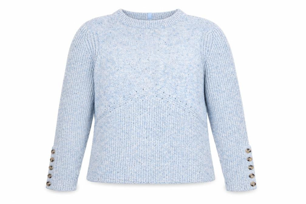Womens UK Size L Marks and Spencer Blue Pullover Jumper