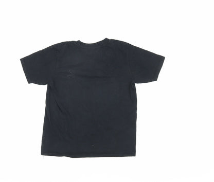 Gildan Unisex Kids Black Graphic T-Shirt 7-8 Years