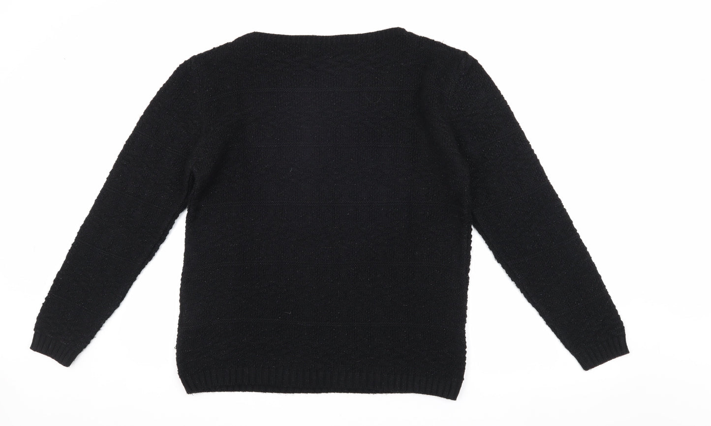 DIVAS Women's Black Pullover Jumper XL