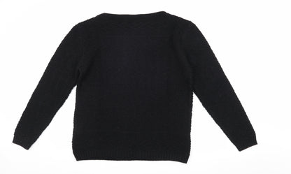 DIVAS Women's Black Pullover Jumper XL