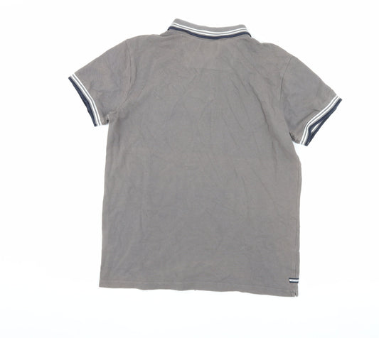 Weekend Offender Men's Brown Polo, Size S, Short Sleeve