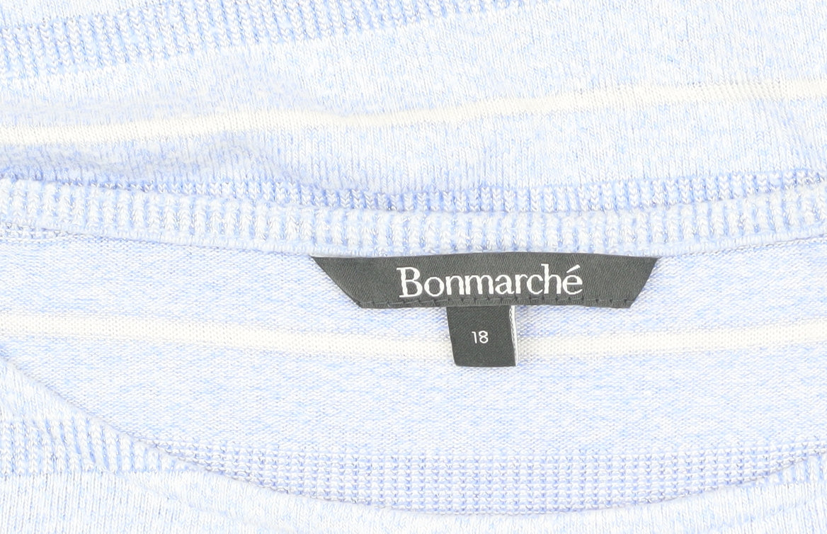 Womens UK Size 18 Bonmarché Blue Pullover Jumper