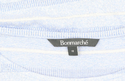 Womens UK Size 18 Bonmarché Blue Pullover Jumper