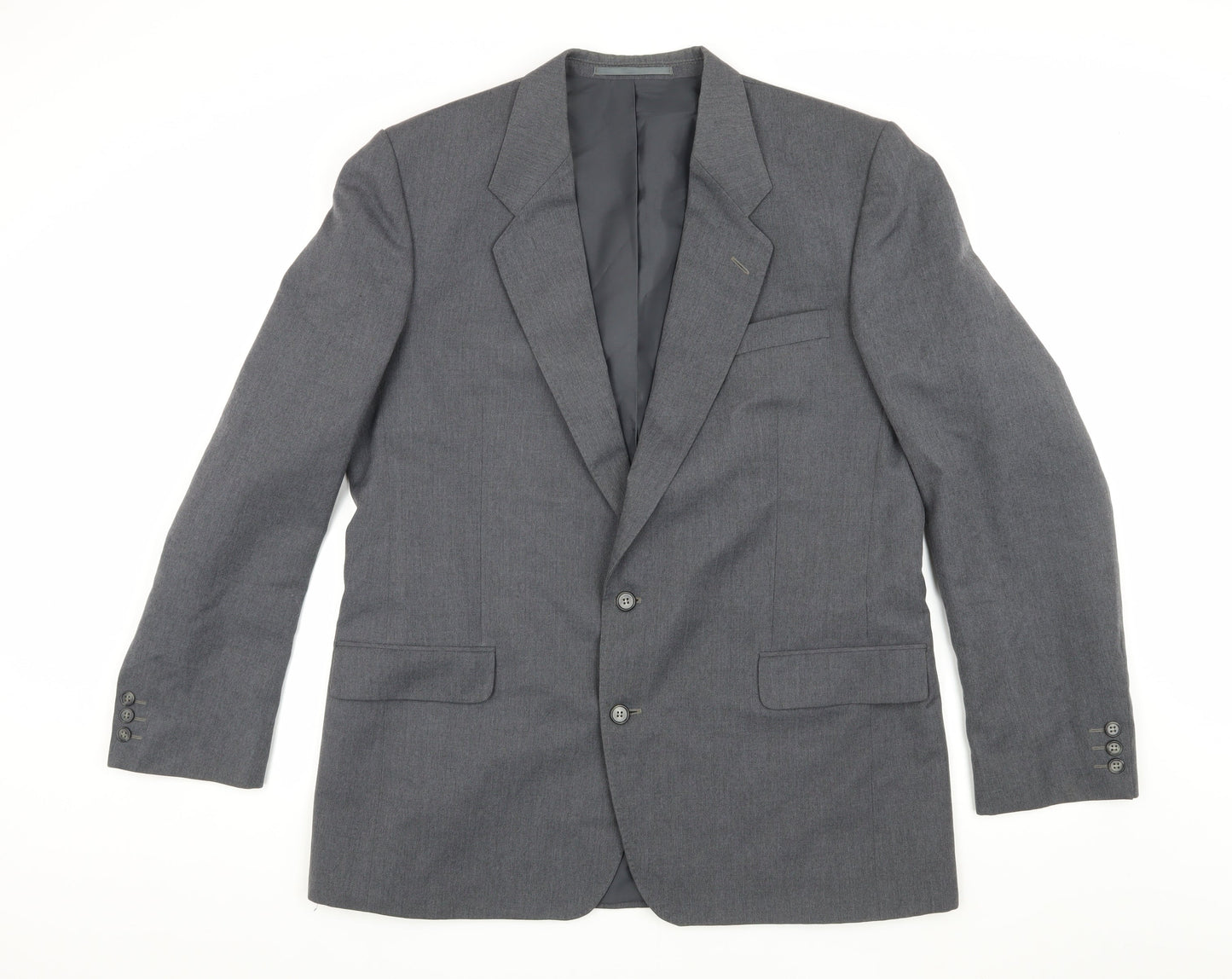 Sovrano Men's Grey Blazer, 44 Long, Formal, Excellent