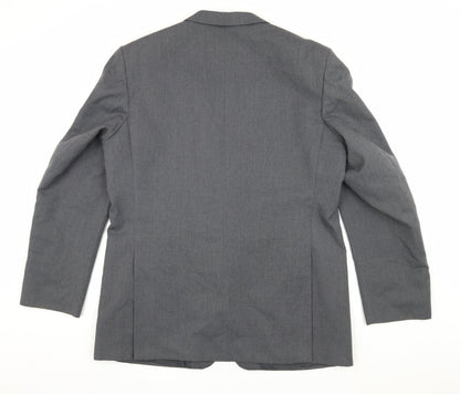 Sovrano Men's Grey Blazer, 44 Long, Formal, Excellent