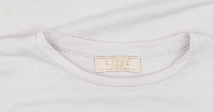 Lipsy Girls Pink Graphic T-Shirt 11-12 Years Casual Wear