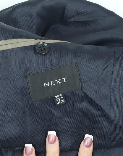 Mens UK Size 38 NEXT Regular Blue Suit Jacket