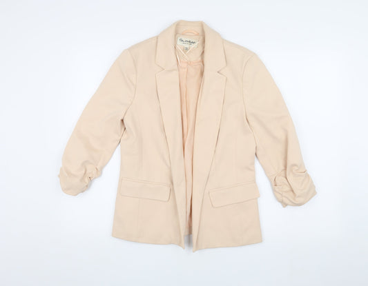 Miss Selfridge Women’s Beige Blazer Regular Fit M