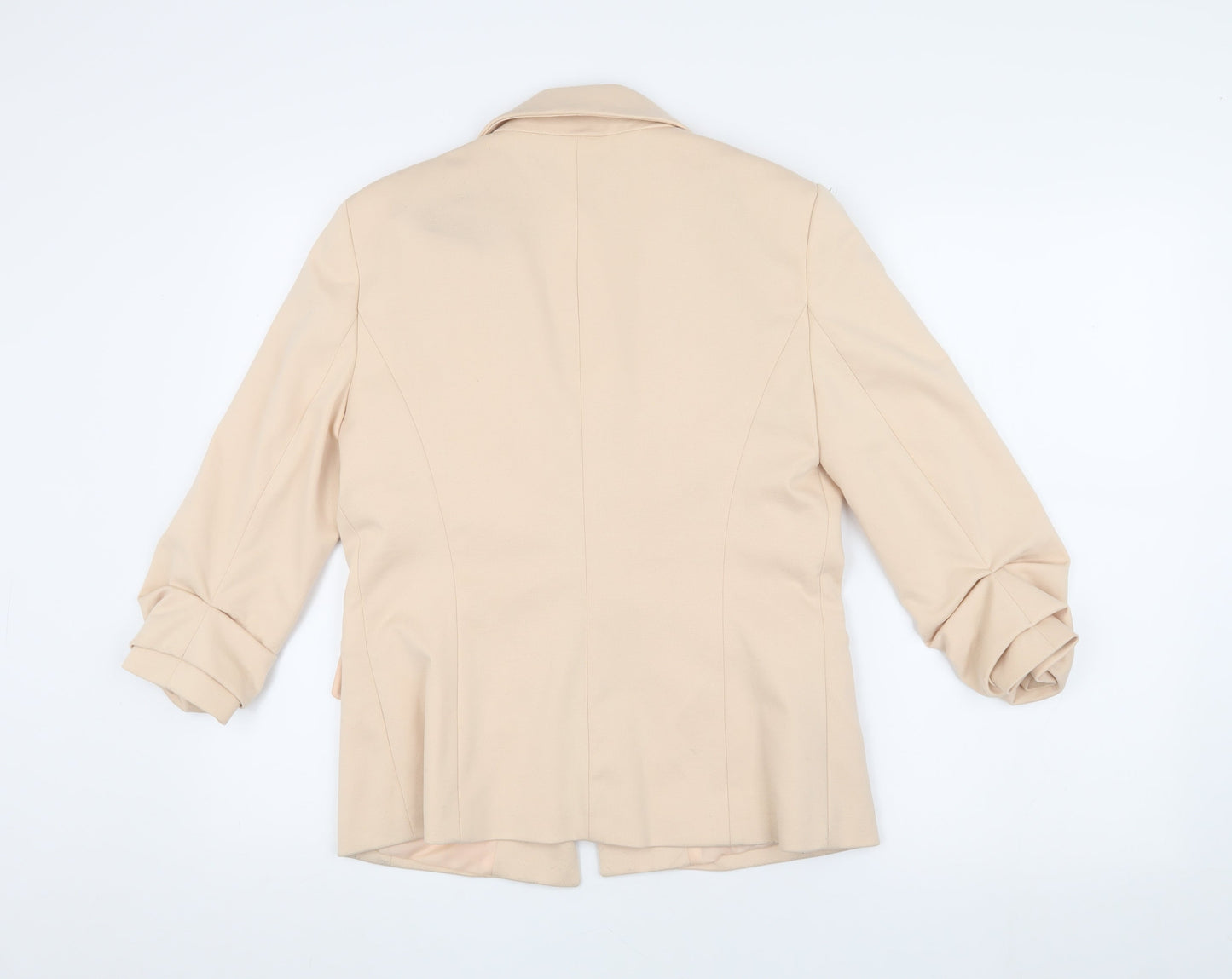 Miss Selfridge Women’s Beige Blazer Regular Fit M