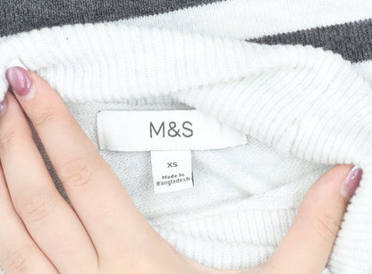 Womens UK Size XS Marks and Spencer Multicoloured Jumper Jumper