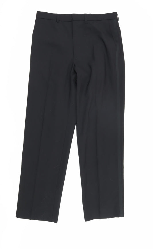 Marks and Spencer Men's Black Dress Pants 31in