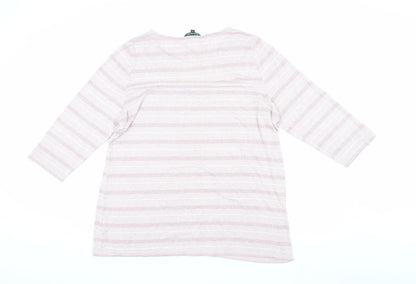 Womens UK Size 20 Bonmarché Pink Pullover Jumper