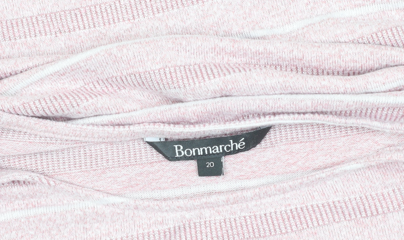 Womens UK Size 20 Bonmarché Pink Pullover Jumper