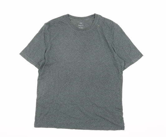 Unisex Adults UK Size L Marks and Spencer Grey Basic T-Shirt