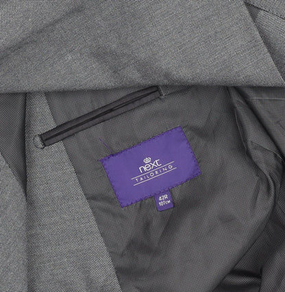 Mens UK Size 42 NEXT Regular Grey Suit Jacket