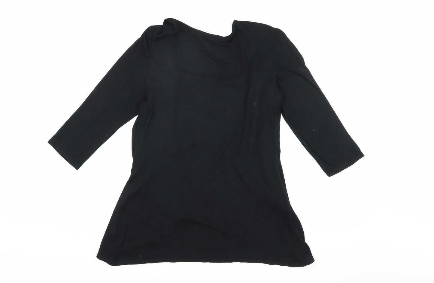 C.M.D Women's Black Cardigan, M Size, 3/4 Sleeve