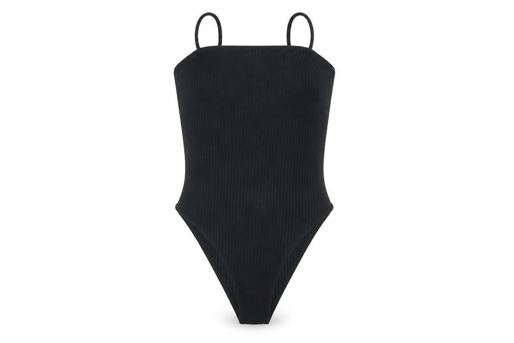 Womens UK Size 8 Topshop  Black Bodysuit