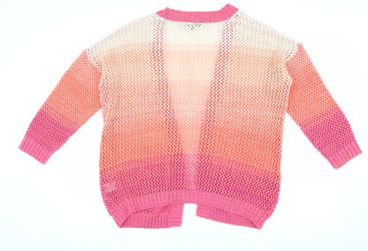 Womens UK Size 12 Warehouse Multicoloured Cardigan Jumper