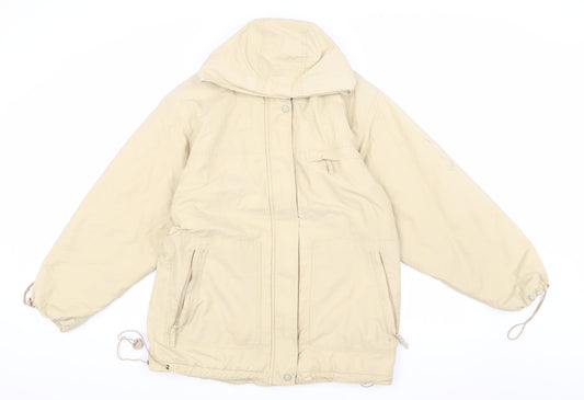 Marks and Spencer Beige Women's Parka Jacket Size 12