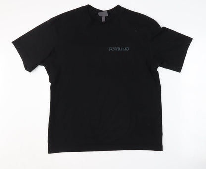 Mens UK Size S H&M Black  T-Shirt