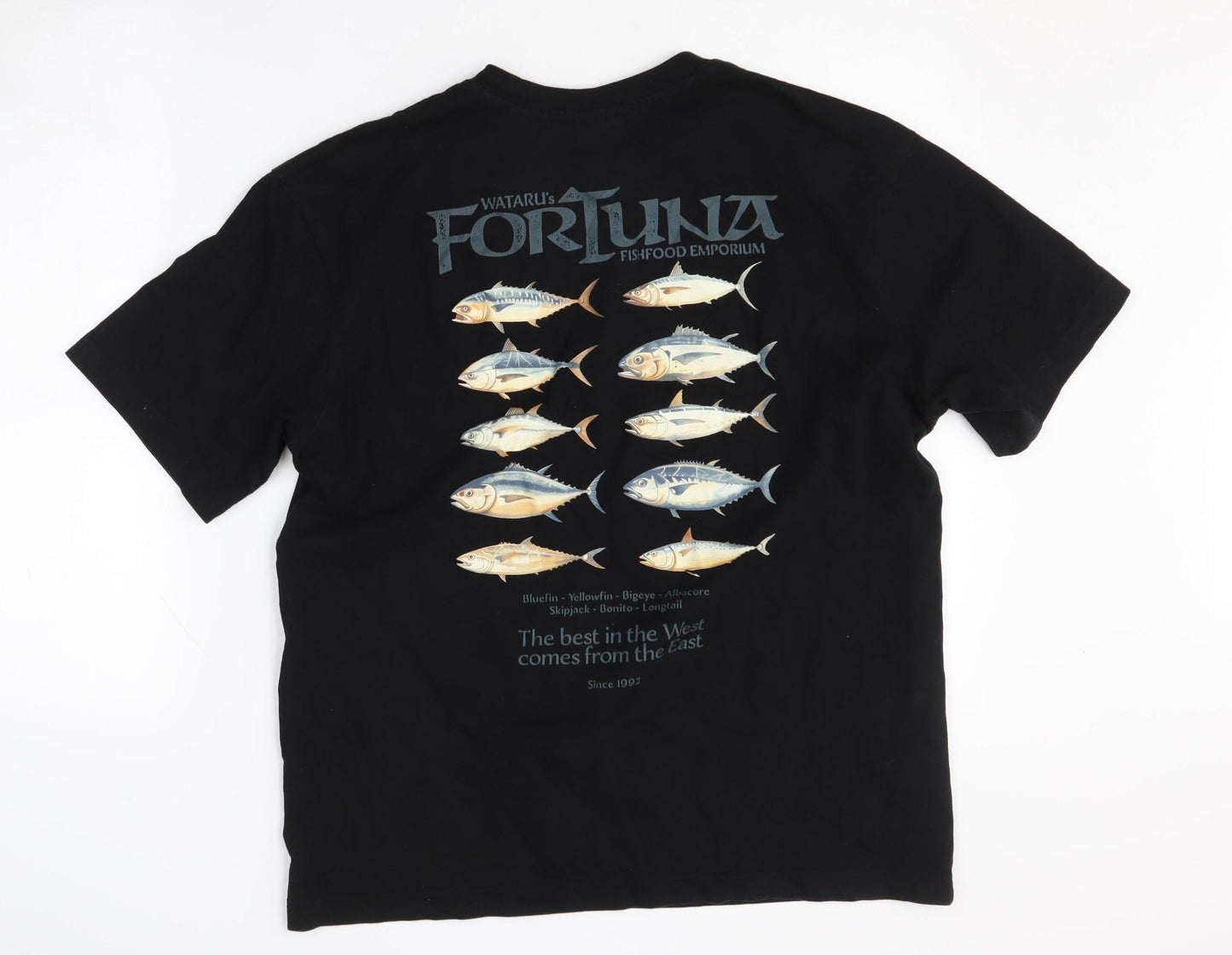 Mens UK Size S H&M Black  T-Shirt