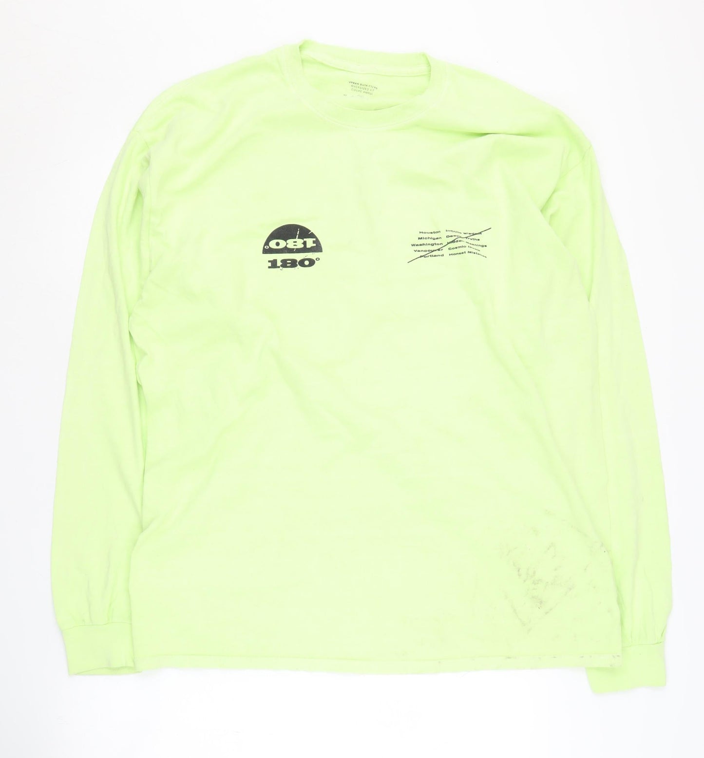 Urban Outfitters Men's Green Pullover Sweatshirt M