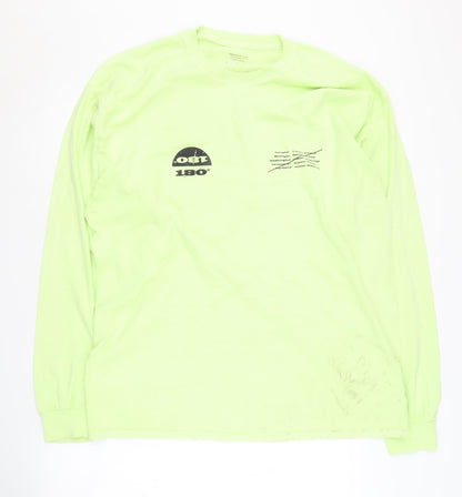 Urban Outfitters Men's Green Pullover Sweatshirt M