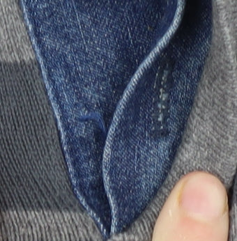 Wolsey Men's Grey Striped Polo Shirt Size L