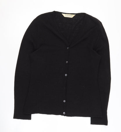 Womens UK Size 16 Dorothy Perkins Black Cardigan Jumper