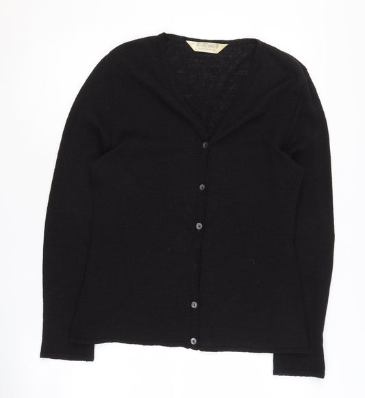 Womens UK Size 16 Dorothy Perkins Black Cardigan Jumper
