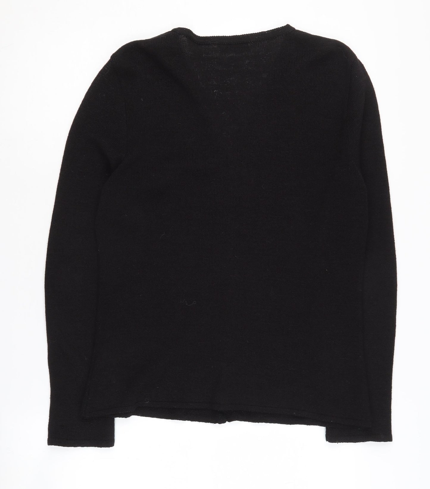 Womens UK Size 16 Dorothy Perkins Black Cardigan Jumper