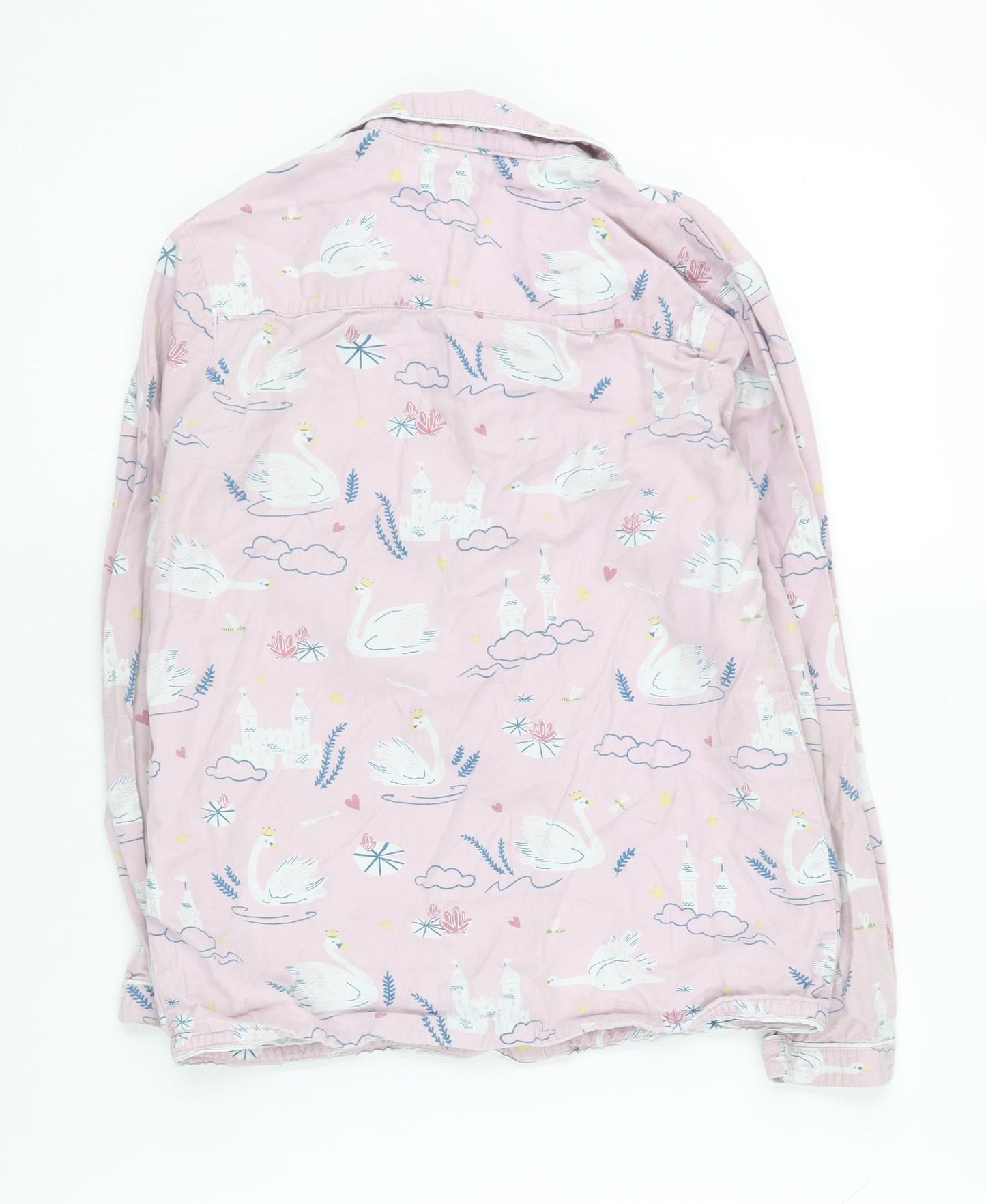 John Lewis Girls Pink Pyjama Top, 10 Years, Fairytale Print