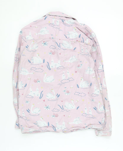 John Lewis Girls Pink Pyjama Top, 10 Years, Fairytale Print