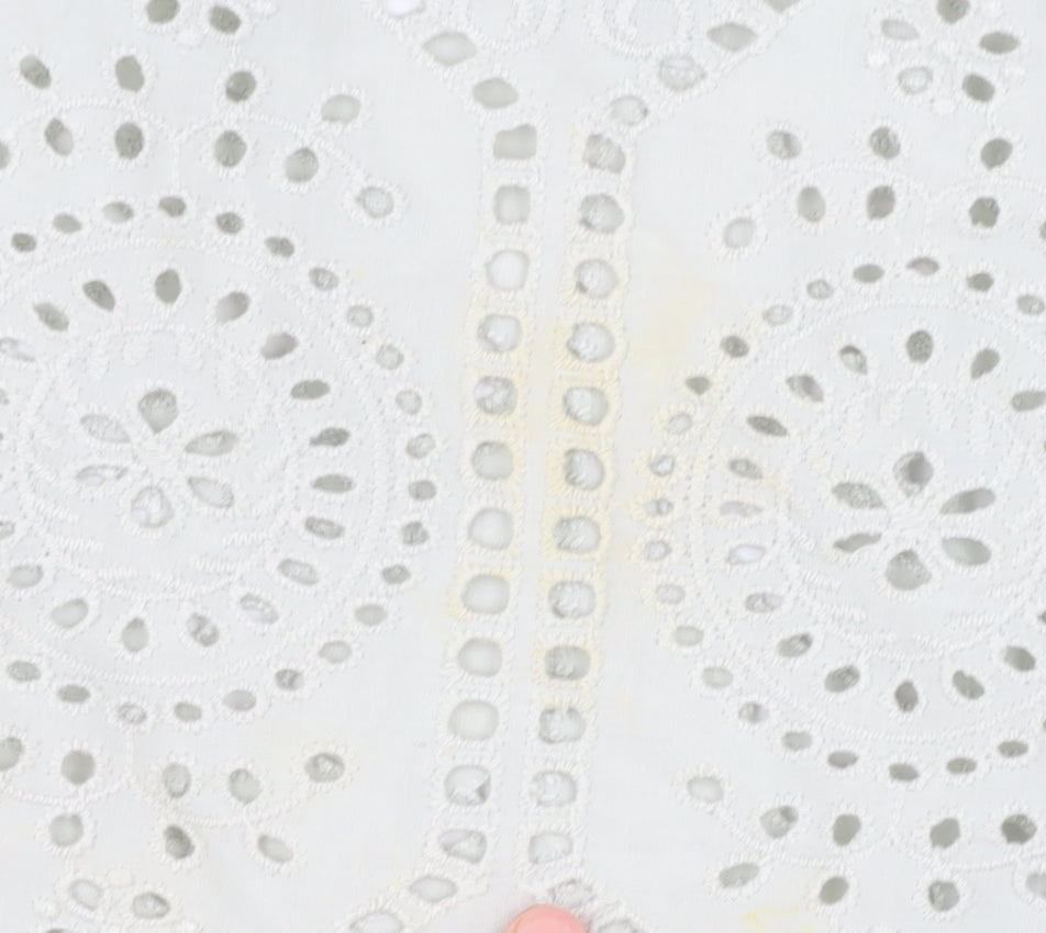 Laura Ashley Women's Ivory Lace Blouse UK 14