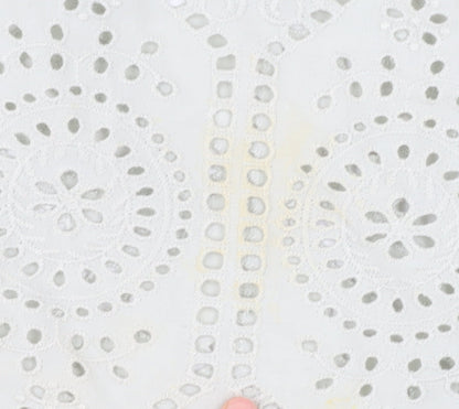 Laura Ashley Women's Ivory Lace Blouse UK 14