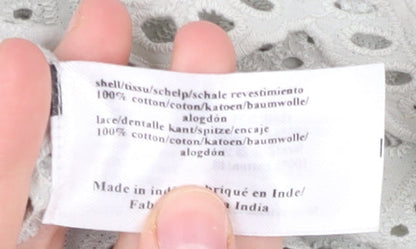 Laura Ashley Women's Ivory Lace Blouse UK 14