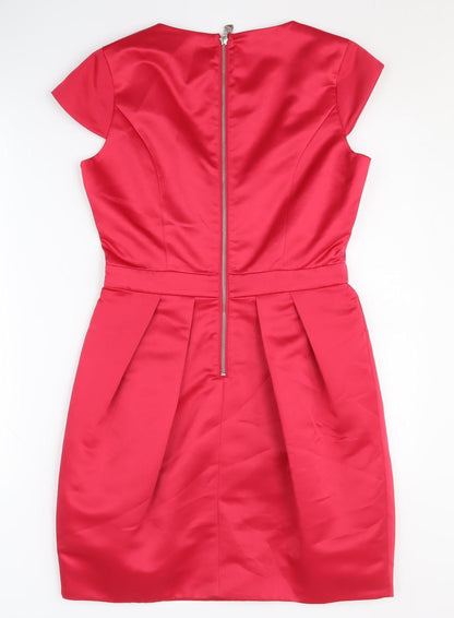 Lipsy Women's Red Dress Size 8 Party/Cocktail